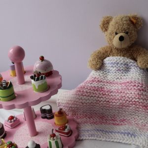 Knitting Kit for Kids for a small blanket