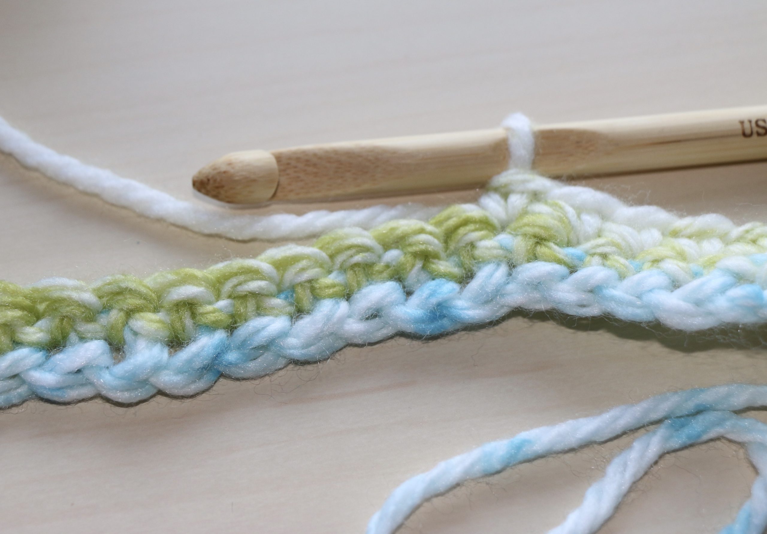 We precast all our crochet kits for kids