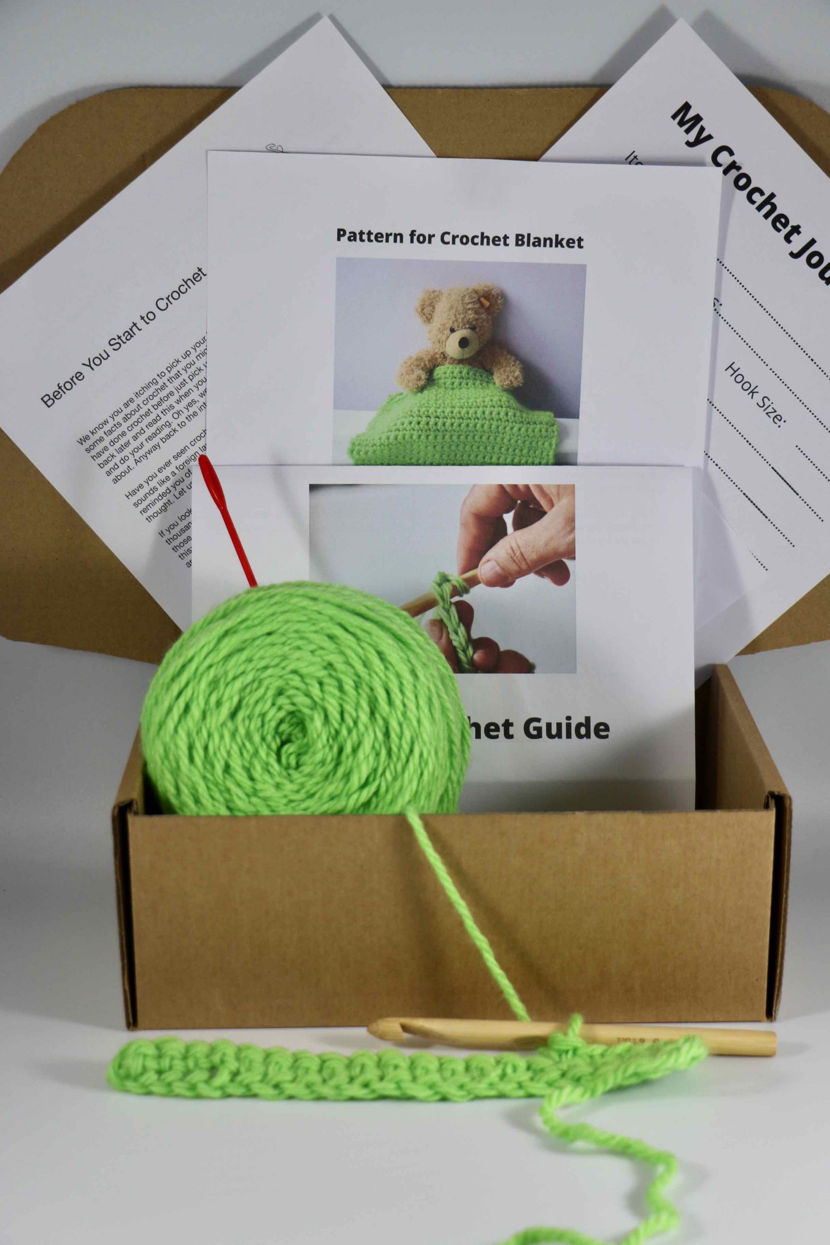 Crochet kit for kids prepared kit